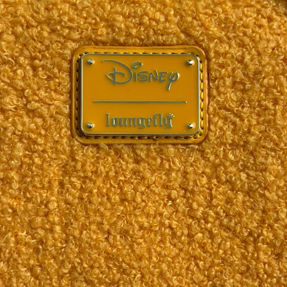 Loungefly Disney Winnie the Pooh Sherpa Zip Tote Bag With Coin Purse NWT - Picture 3 of 16